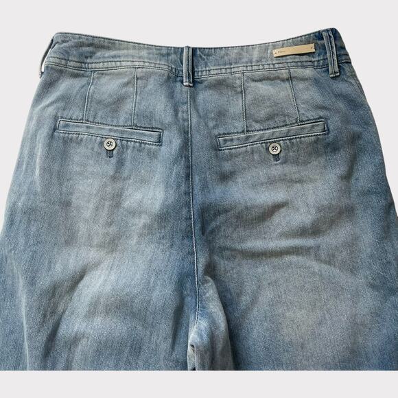 Pilcro and the Letterpress Ultra High Rise Bleached Hem Culottes Jeans Size 28 - Picture 9 of 12